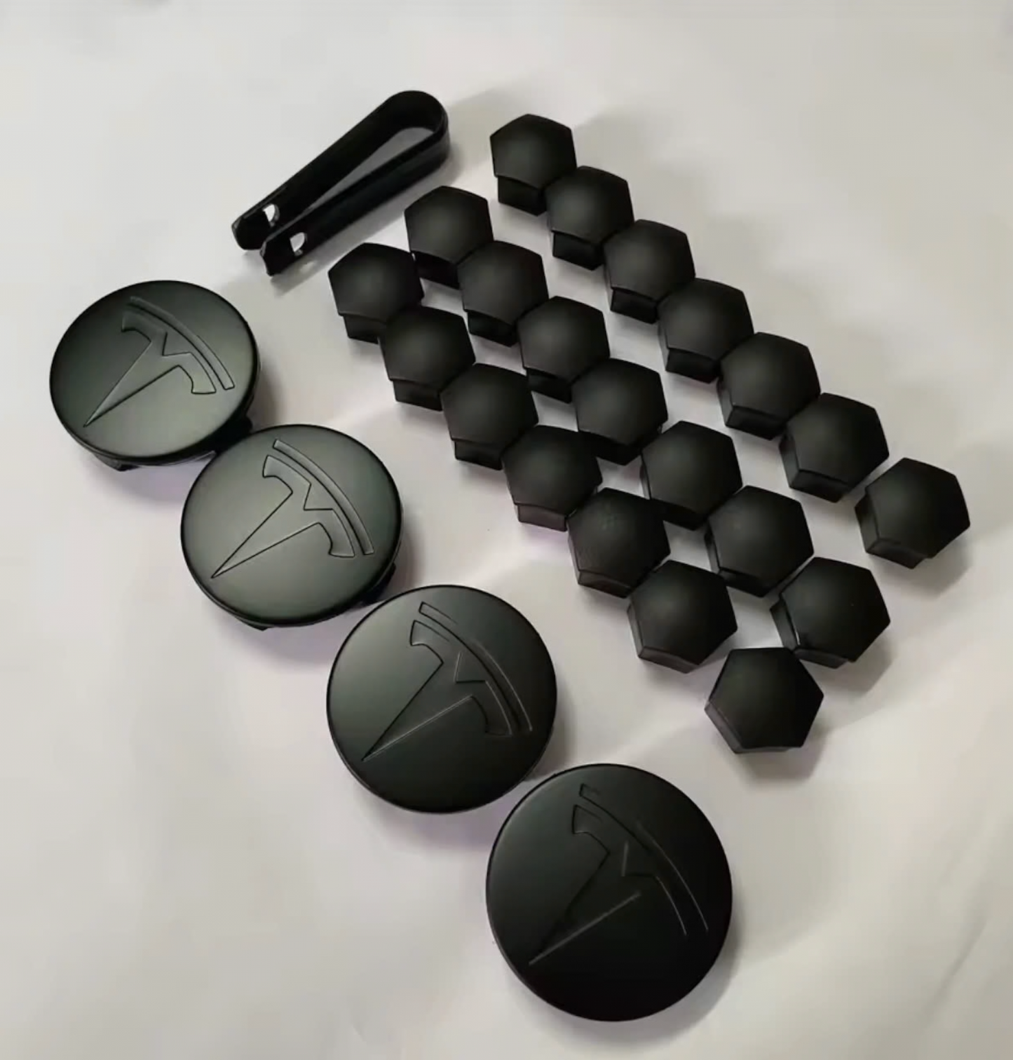 Senterkopper & Mutterdeksler 56 mm – Tesla Model Y Juniper (2025–) | Passer Crossflow-felger